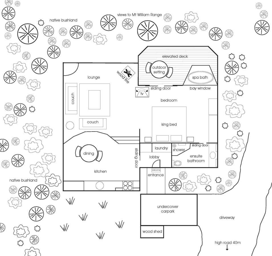 Villa Heavenly Retreat Halls Gap Exterior foto